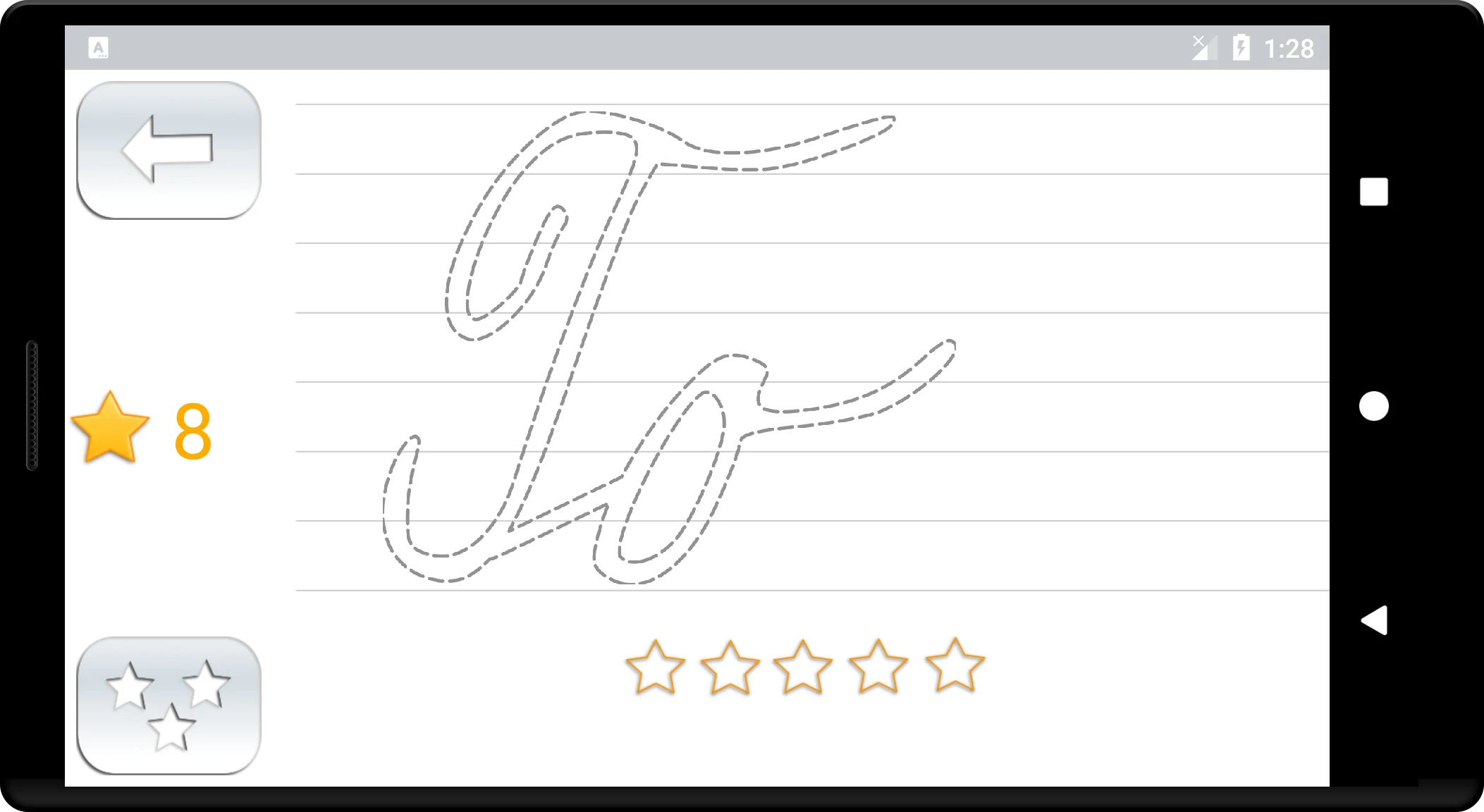 Handwriting Tutor - Czech screenshot