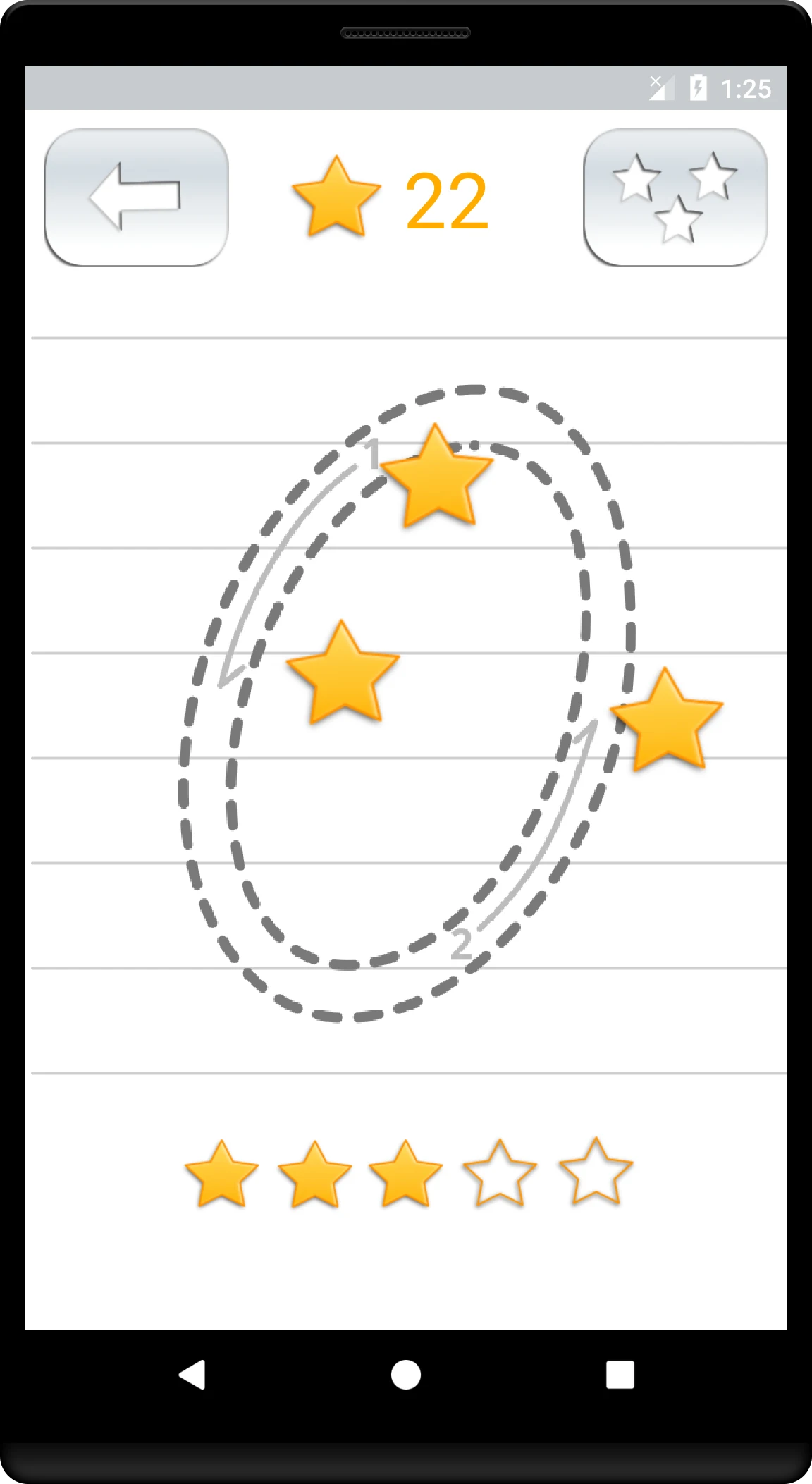 Handwriting Tutor - Czech screenshot